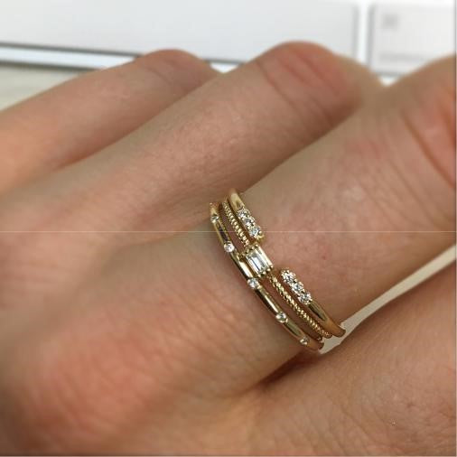 How to Wear Gold Stacking Rings Together - Spero London