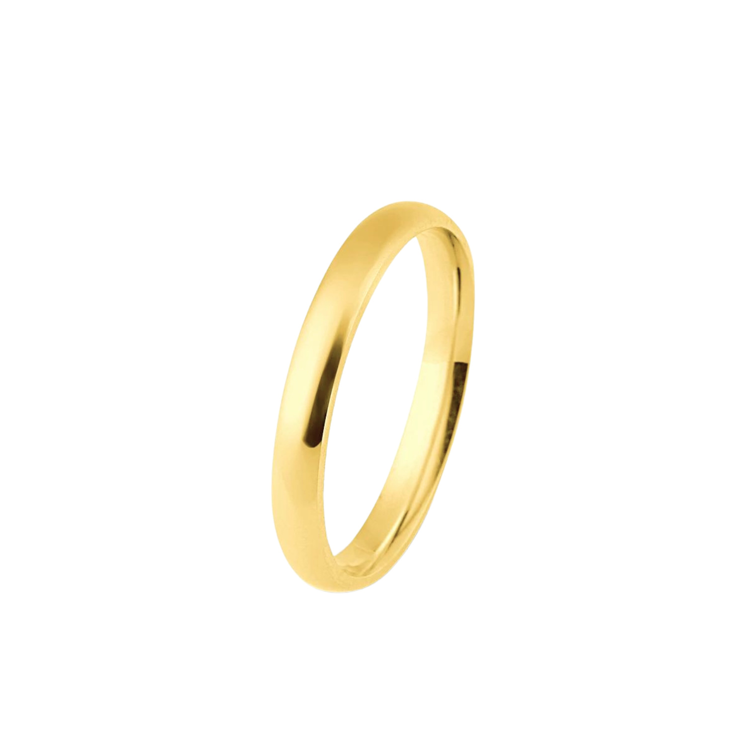 3mm Curve Gold Band