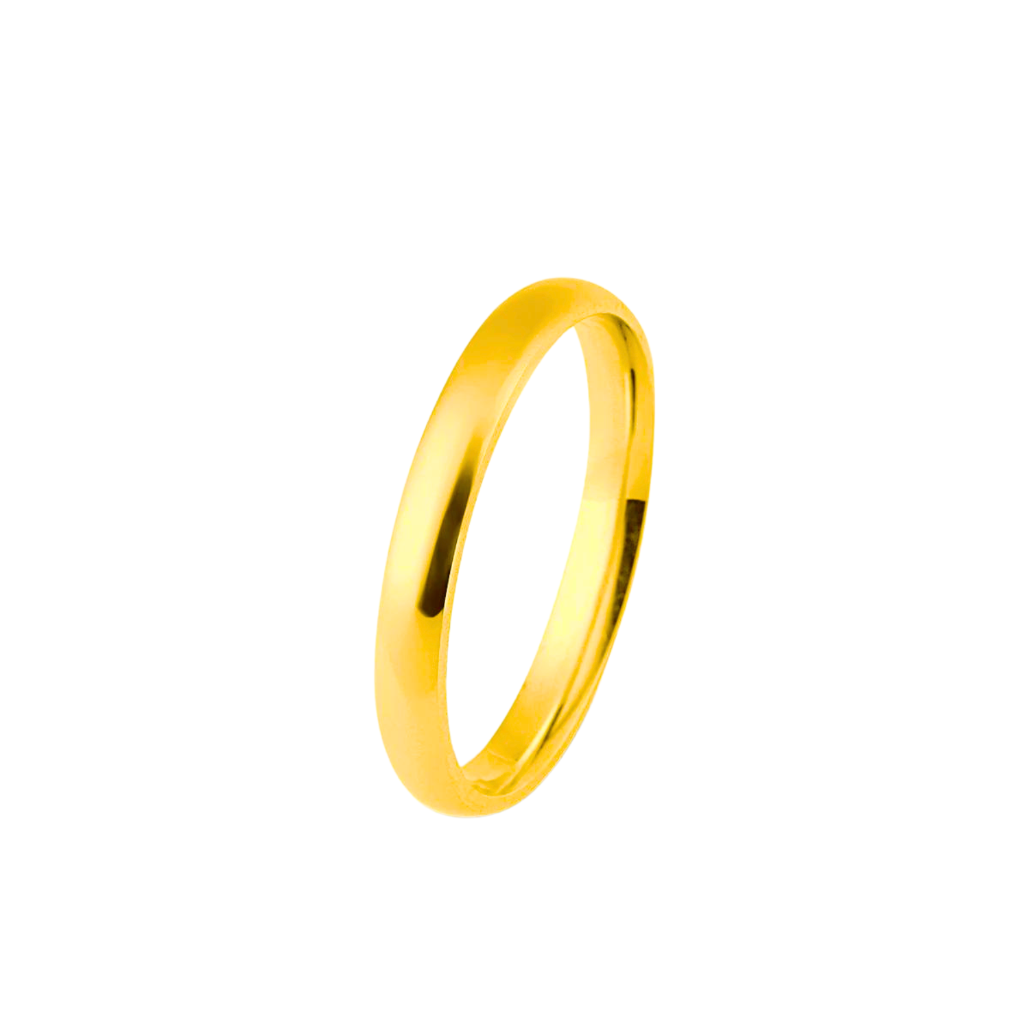 3mm Curve Gold Band