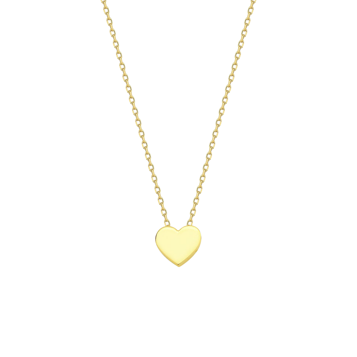 9ct Solid Gold Heart Necklace