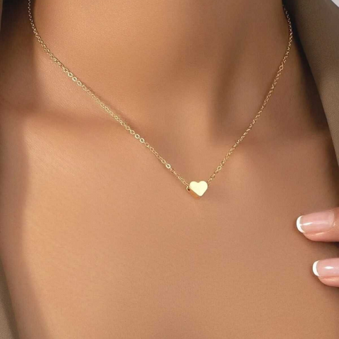 9ct Solid Gold Heart Necklace