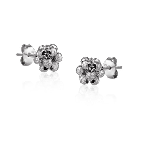 Sterling Silver Dorissa Beaded Stud Earrings