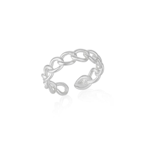 Sterling Silver Chain Ring