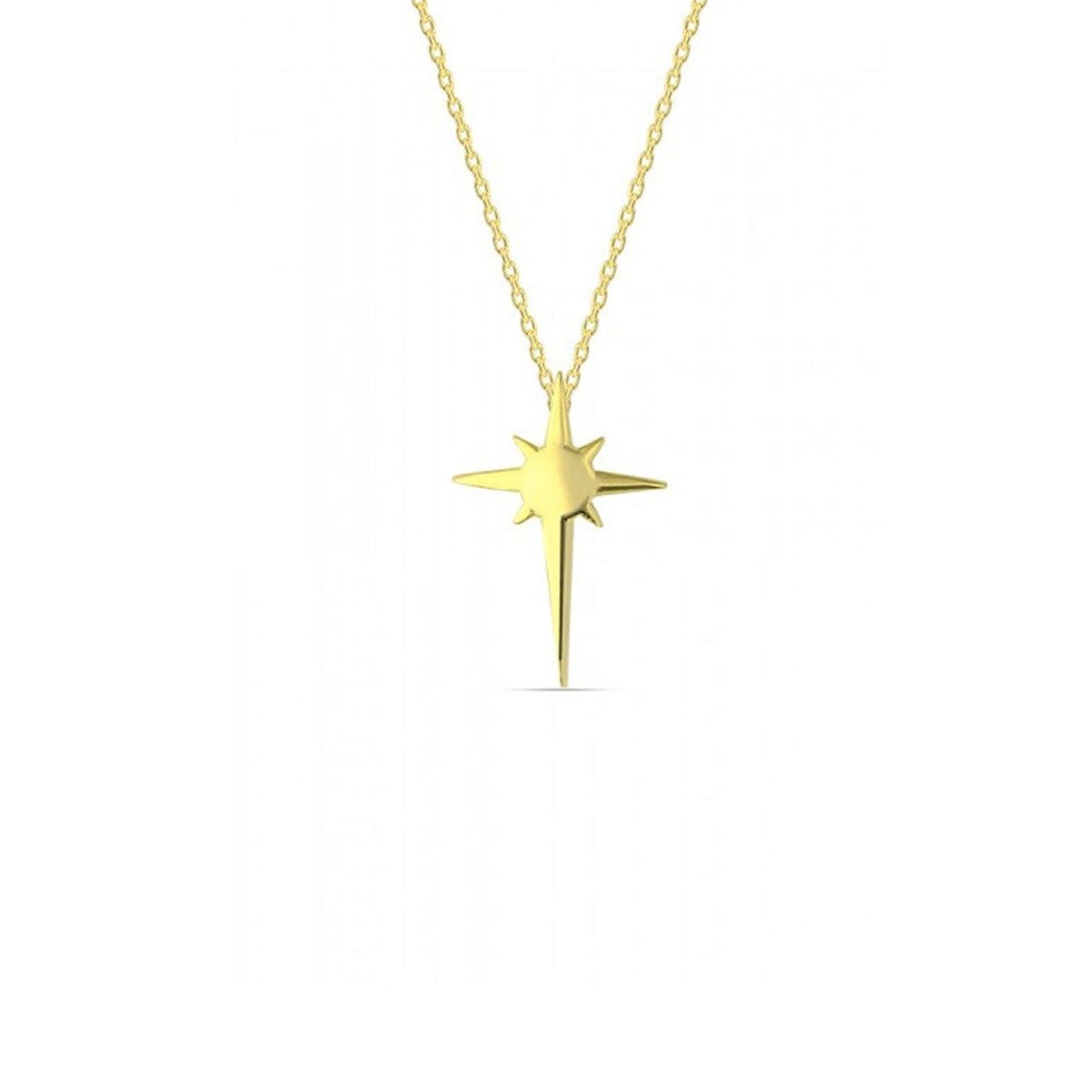 Postella Single Star Sterling Silver Necklace - Spero London