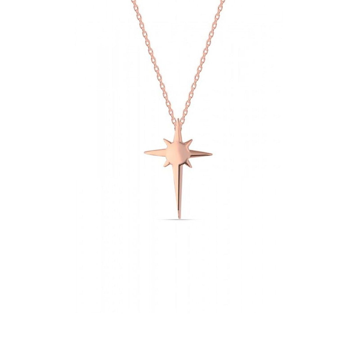 Postella Single Star Sterling Silver Necklace - Spero London