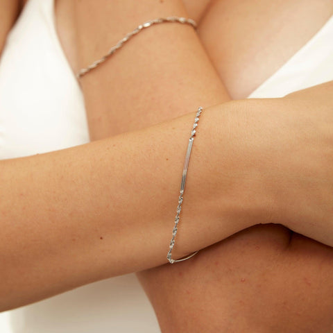 Semi Singapore Sterling Silver Bracelet - Spero London