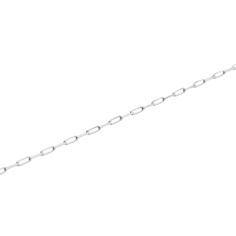 Rectangular Sterling Silver Chain Bracelet - Spero London