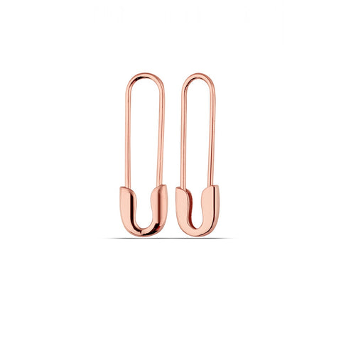 Sterling Silver Safety Pin Earring - Spero London